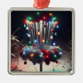 聖杯すてきを持てクリスマス メタルオーナメント (正面)