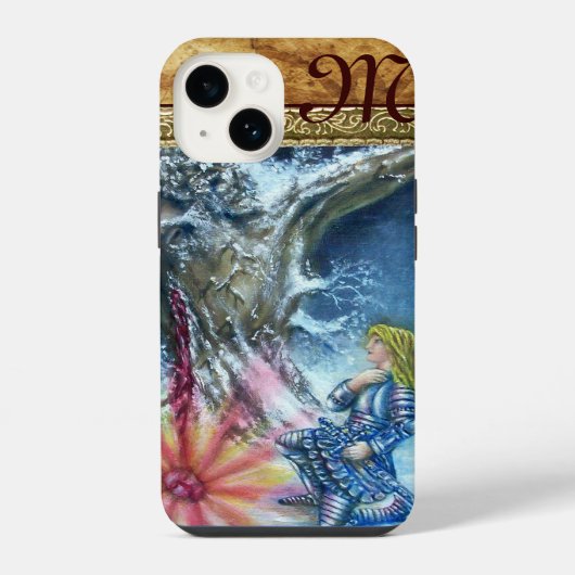 聖杯とペルセヴァルのモノグラム iPhoneケース (裏面)