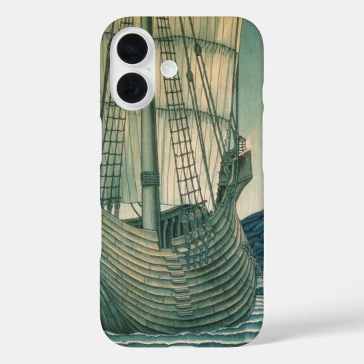 聖杯のタペストリーから高い船 Case-Mate iPhoneケース (裏面)