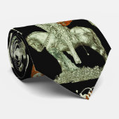 聖杯の探求のパーシファル白黒赤 ネクタイ (ロール)