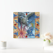 聖杯の知覚と視覚 スクエア壁時計 (ホーム)