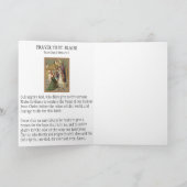 聖杯カトリックのど病 ノートカード (内部)