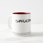 聖杯 ツートーンマグカップ (正面左)