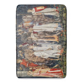 聖杯、武装、騎士の出発の探求 バスマット (正面縦)