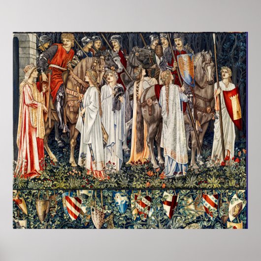 聖杯、武装、騎士の出発の探求 ポスター (正面)