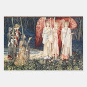 聖杯、武装、騎士の出発の探求 ラッピングペーパーシート (正面3)