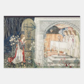 聖杯、武装、騎士の出発の探求 ラッピングペーパーシート (正面2)