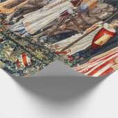 聖杯、武装、騎士の出発の探求 ラッピングペーパー (角)