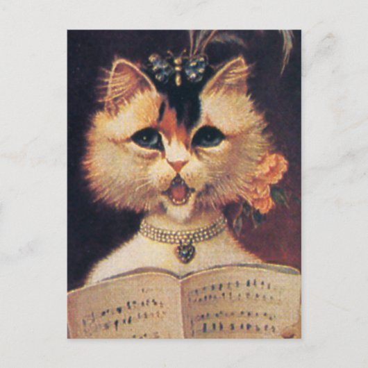 聖歌隊のメンバー ポストカード (正面)