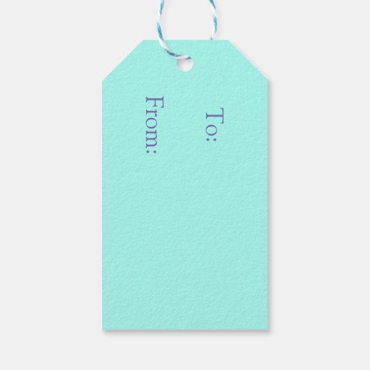 聖歌隊の猫とマウスがクリスマスキャロルを歌う ギフトタグ (裏面)