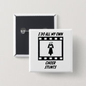 聖歌隊の発育阻害 缶バッジ (正面&裏面)