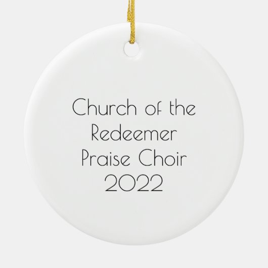 聖歌隊へのクリスマスプレゼント セラミックオーナメント (裏面)