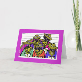 聖歌隊を歌います歌って下さい シーズンカード