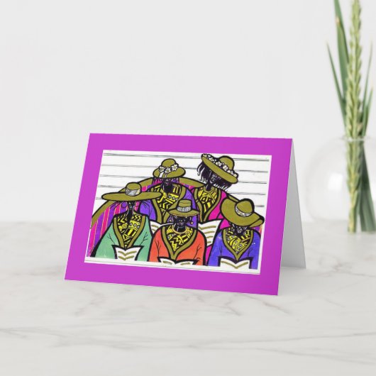 聖歌隊を歌います歌って下さい シーズンカード (正面)