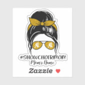 聖歌隊パーソナライズされたの母を表示 シール (シート)