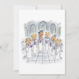 聖歌隊員 招待状