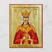 聖殉教素晴らし女王ケテヴァン正教会のアイコン ポストカード (正面)