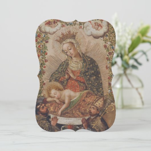 聖母がキリストの幼児を崇めるクリスマス (スタンド正面)