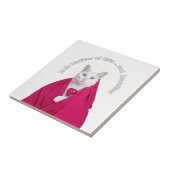 聖母なる猫と献身 タイル (側面)