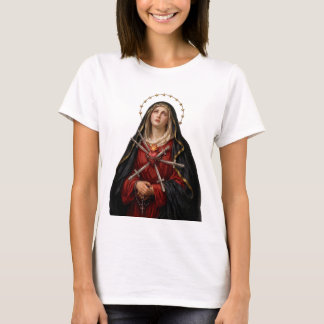 聖母の七つの悲しみ カトリックの聖母崇敬 Tシャツ