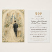 聖母の御恵みの結婚祈願ホーリーカード (正面&裏面)