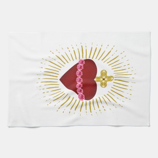 聖母の心 キッチンタオル (横)