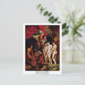 『聖母の教育』（せいぼのきょういく、The Education of Mary）、ピーテル・パウル・ ポストカード (スタンド正面)