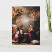 聖母の顕現祭 宗教的 カード (正面)