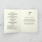 聖母の顕現祭 宗教的 カード (内部)