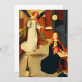 『聖母の黙示』（せいぼのものし、英:Annunciation of Virgin Mary）by G 招待状 (正面/裏面)