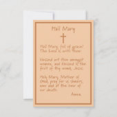 聖母カード カード (裏面)