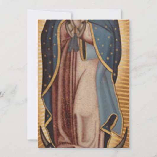 聖母グアダルペ 招待状 (正面)