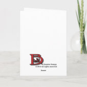 聖母グリーティング/ノートカード カード (裏面)