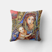 聖母マリアおよびイエス・キリストの子供 クッション (裏面)