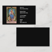 聖母マリアおよびベビーのイエス・キリスト|のキリスト教の大臣 名刺 (正面/裏面)