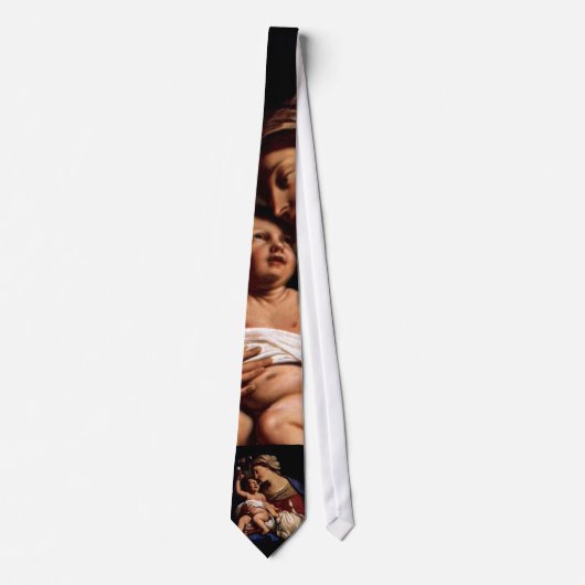 聖母マリアおよび乳児の賛美された子供イエス・キリスト- Sirani ネクタイ (正面)