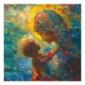 聖母マリアとイエスの表現主義 フォトプリント            (正面)