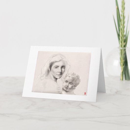 聖母マリアとキリストの子 シーズンカード (正面)