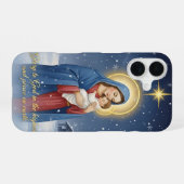 聖母マリアと幼子イエスのスマホケース iPhone 16ケース (裏面横)