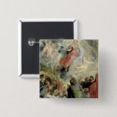 聖母マリアの仮定 缶バッジ (正面&裏面)