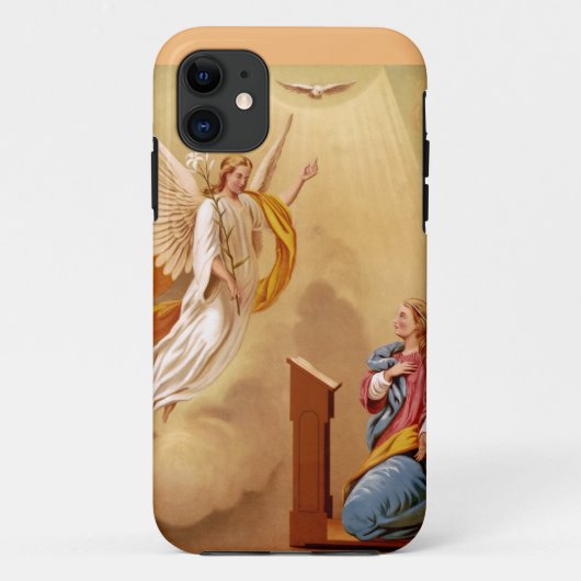 聖母マリアの受胎告知 Case-Mate iPhoneケース (裏面)