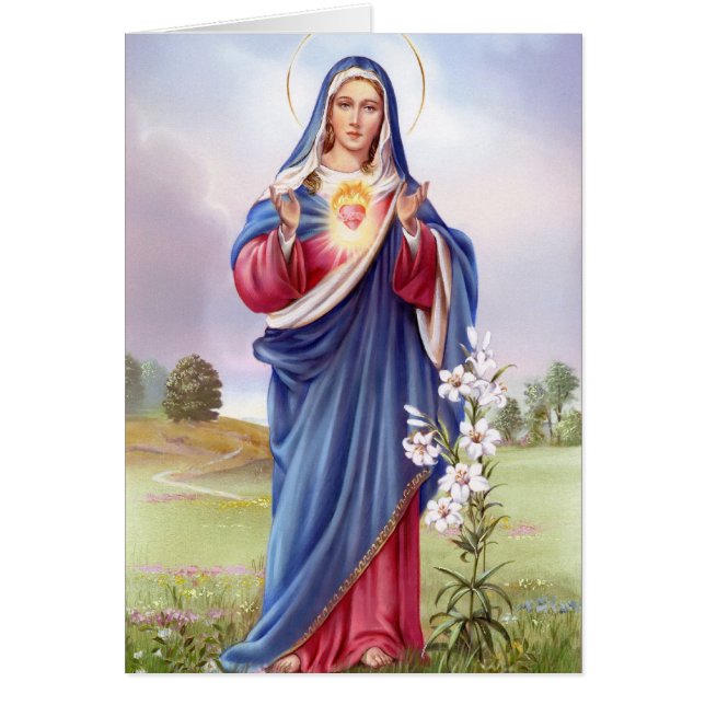 聖母マリアの完全なハート (正面)