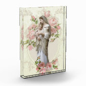 聖母マリアの宗教カトリック教のヴィンテージの記念品 フォトブロック (左)