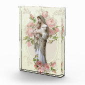 聖母マリアの宗教カトリック教のヴィンテージの記念品 フォトブロック (右)