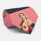 聖母マリアの無原罪の心 ネクタイ (ロール)