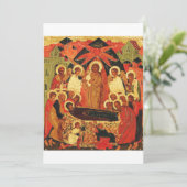 聖母マリアの眠り 正教会のイコン 招待状 (スタンド正面)