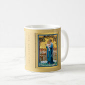 聖母マリアの神はコーヒー・マグ賛美します コーヒーマグカップ (正面右)