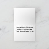 聖母マリアの自然のクリスマスカード シーズンカード (内部)