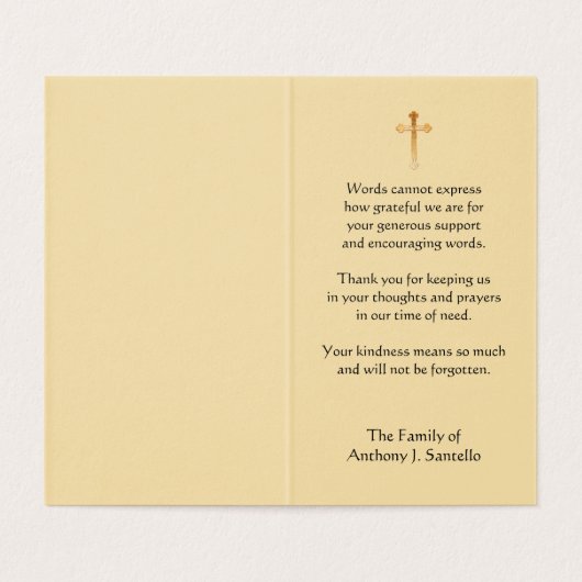 聖母マリアの賛美されたカトリック教の哀悼は感謝していしています 名刺 (内部フラット)