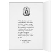 聖母マリアの賛美されたカトリック教の宗教子供 (内側 (左))